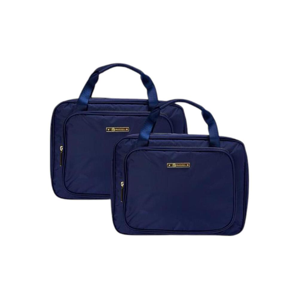 JOY 2-pack Light & Chic World Traveler Toiletry Cases Navy